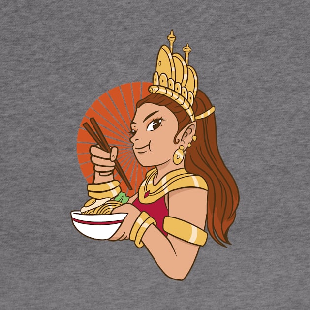 Apsara Girl P R t shirt by LindenDesigns